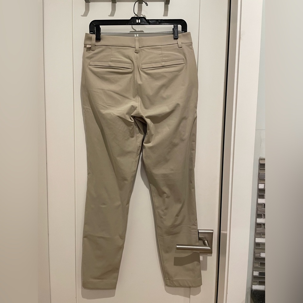 Men's Lululemon ABC Slim Fit Trouser Tan Pants - Picture 4 of 5